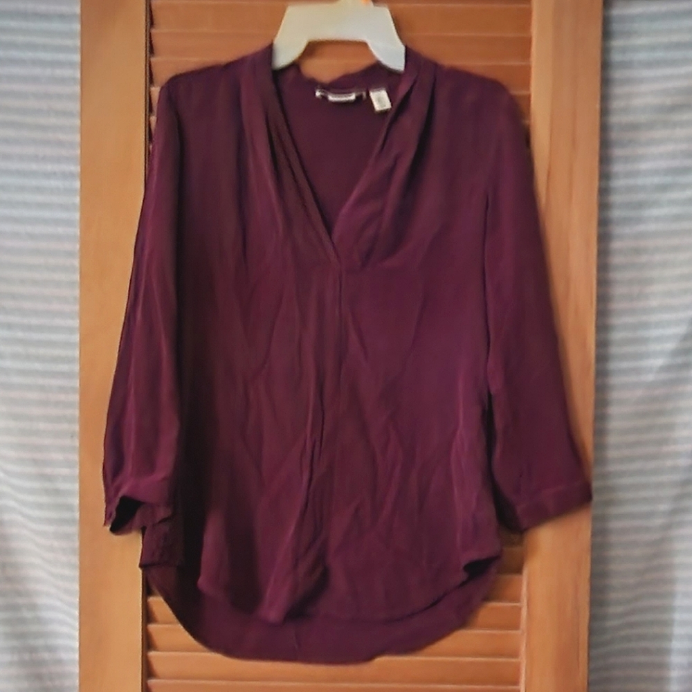Max Studio 100% silk blouse